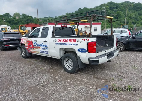 2018 Chevrolet Silverado K1500 Custom из США, поврежденный, VIN 1GCVKPEC1JZ203519